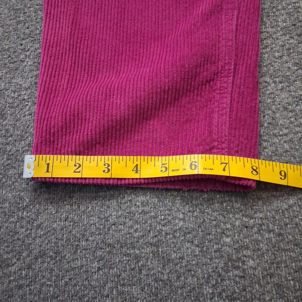 Empyre Tori Magenta Corduroy Pants Wide Leg High Rise Purple Womens Size 0 - Picture 9 of 15